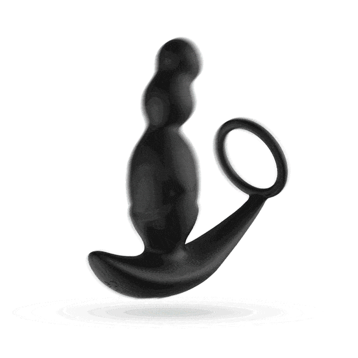 Rotierender und vibrierender Analplug zur Prostatastimulation