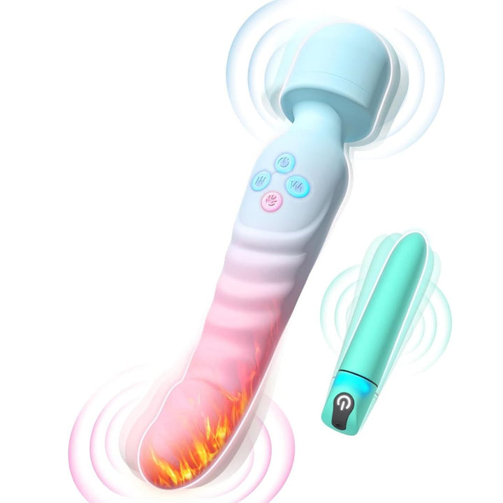 Ensemble vibromasseur G Spot Wand et Bullet - 7 modes intenses