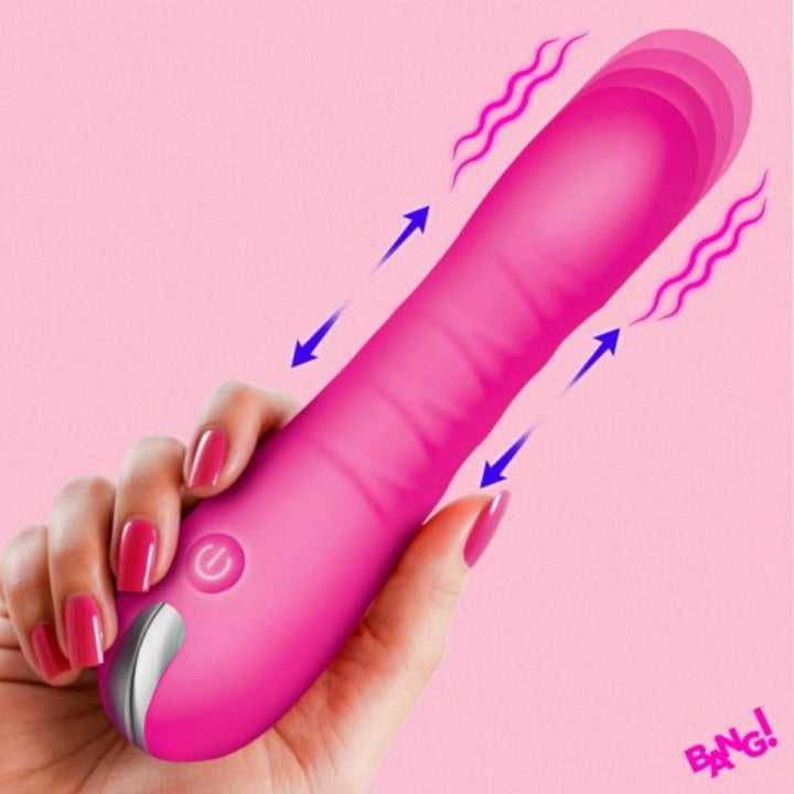 XR Brands Premium Thrusting Silicone Dildo