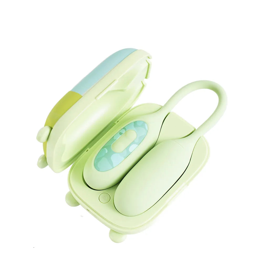 Green Magic Suitcase - App-Enabled Vibrating Egg with Suction and Rechargeable Case