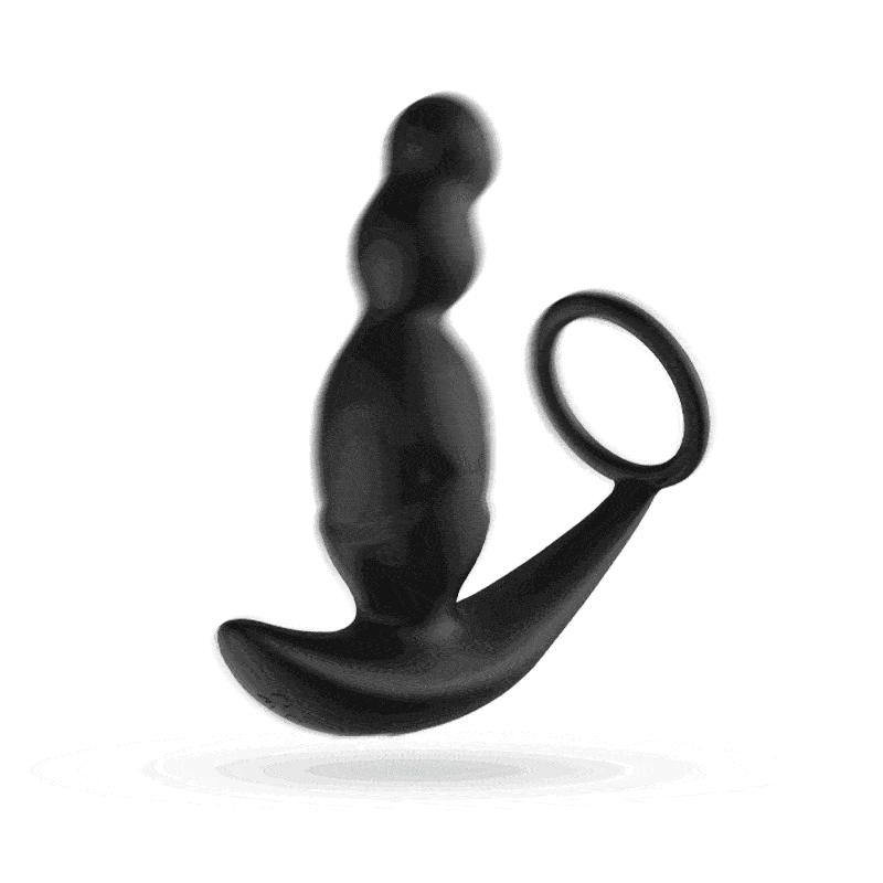 Plug anal rotatif et vibrant pour stimulation de la prostate 