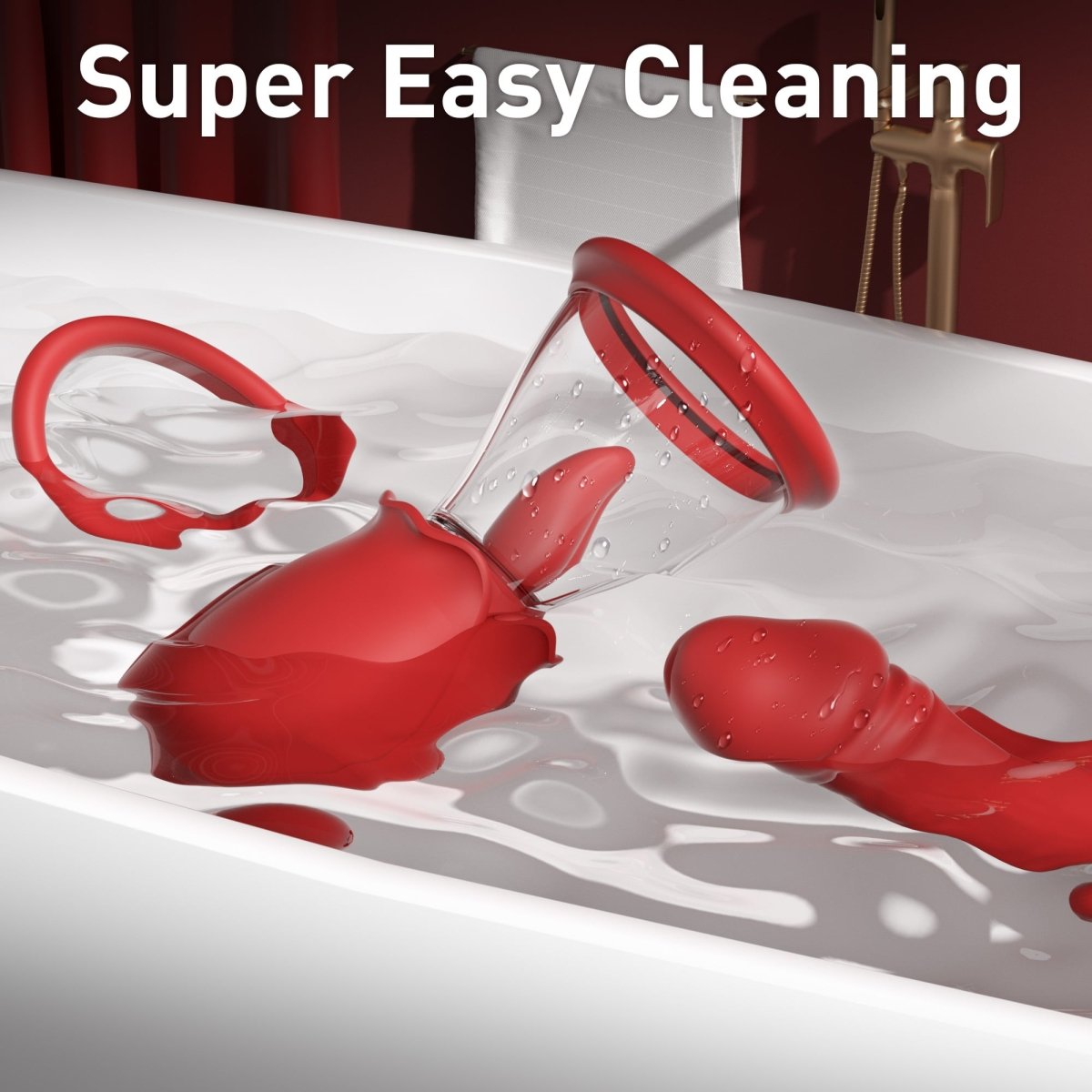 2024 Upgrade Rose Flapping & Realistic G - Spot Dildo and Clitoris Vibrator Plug - Sohimi