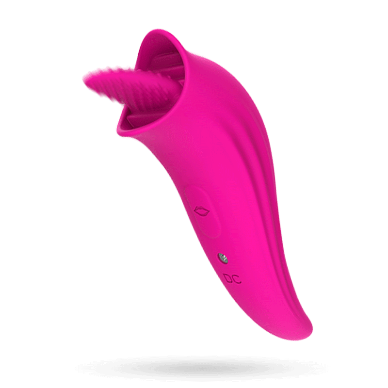 8 Modes G-Spot Stimulator Clit Licker 2 in 1 Tongue Vibrator