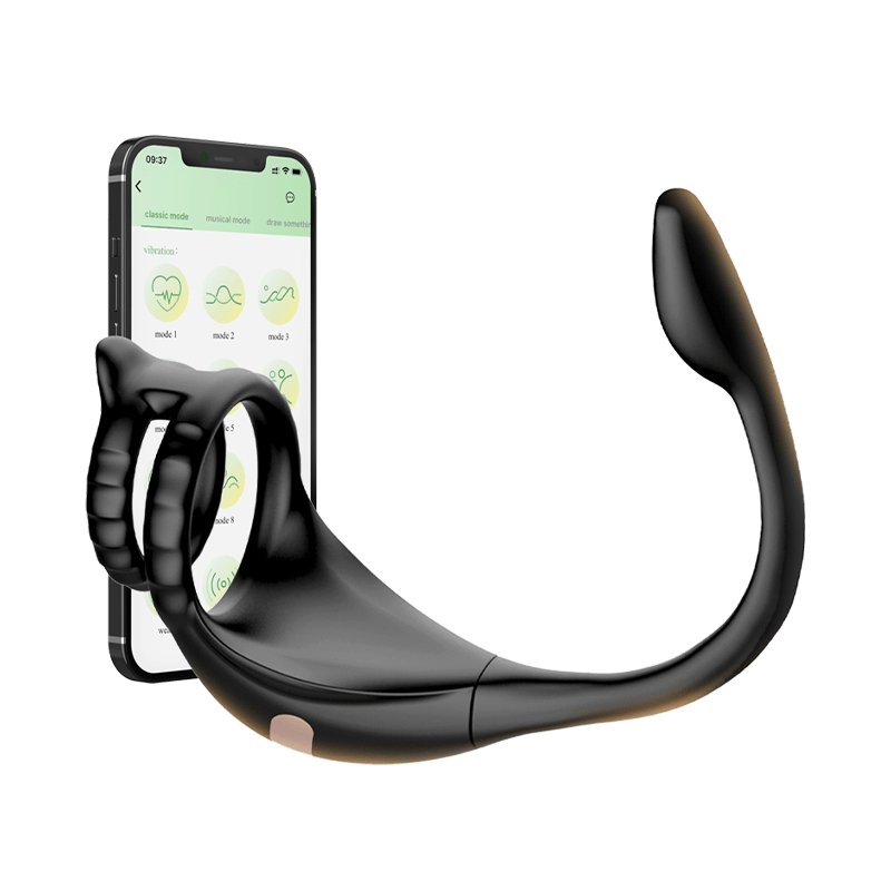 3 in 1 Penis Cock Ring with Multi Stimulations Butt Plug - Sohimi