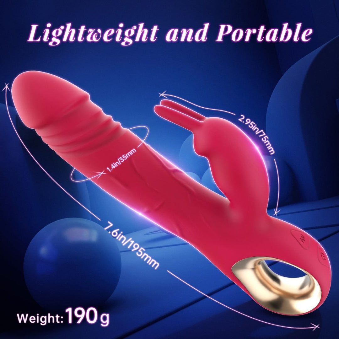 3 in 1 Wiggle and Vibrating Clitoris Stimulation G - Spot Rabbit Vibrator - Sohimi