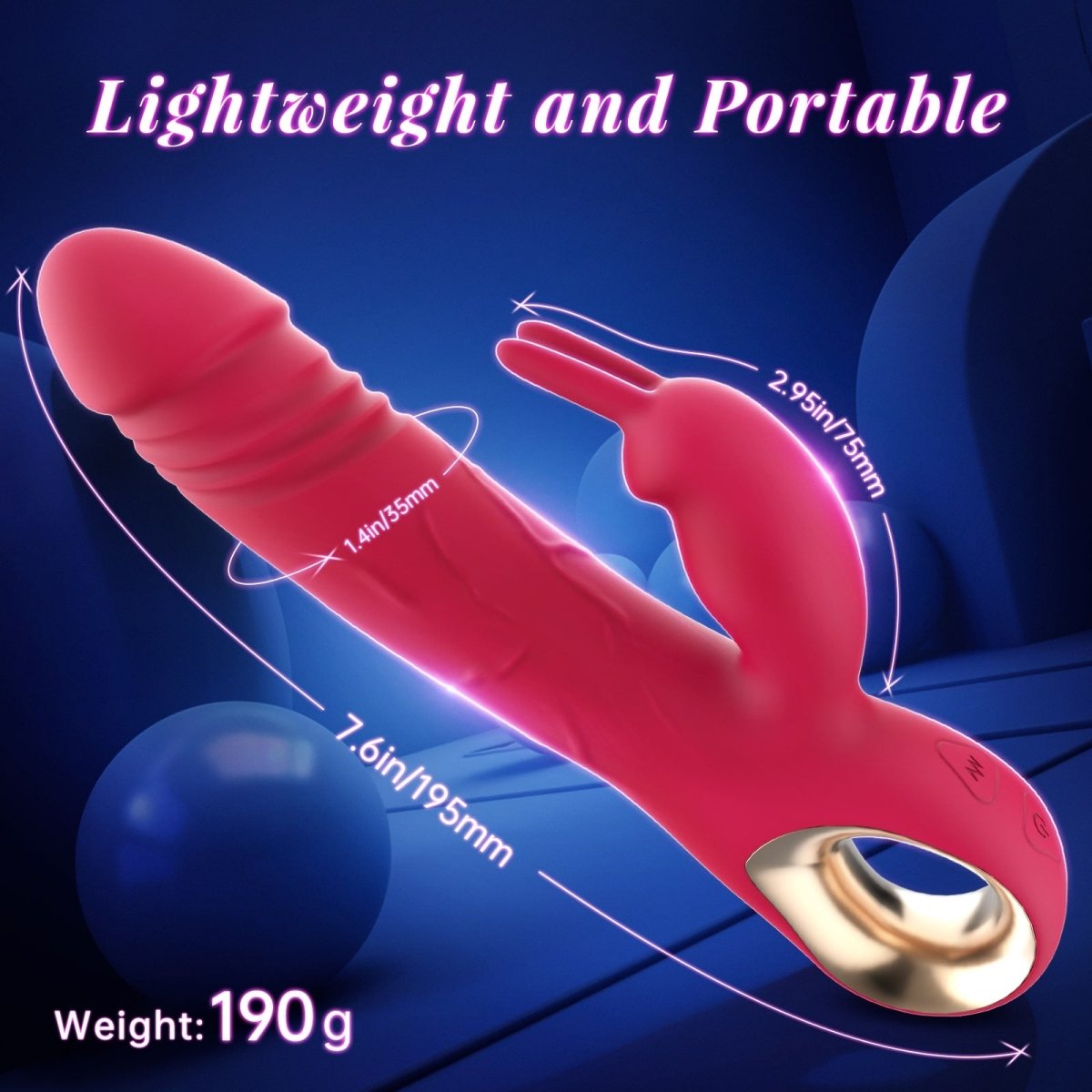 3 in 1 Wiggle and Vibrating Clitoris Stimulation G - Spot Rabbit Vibrator - Sohimi