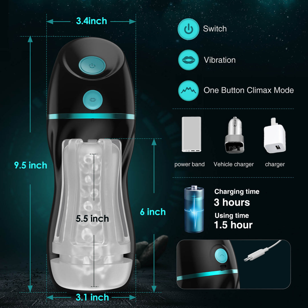 Automatic Suction & Vibrating Oral Sex Toy