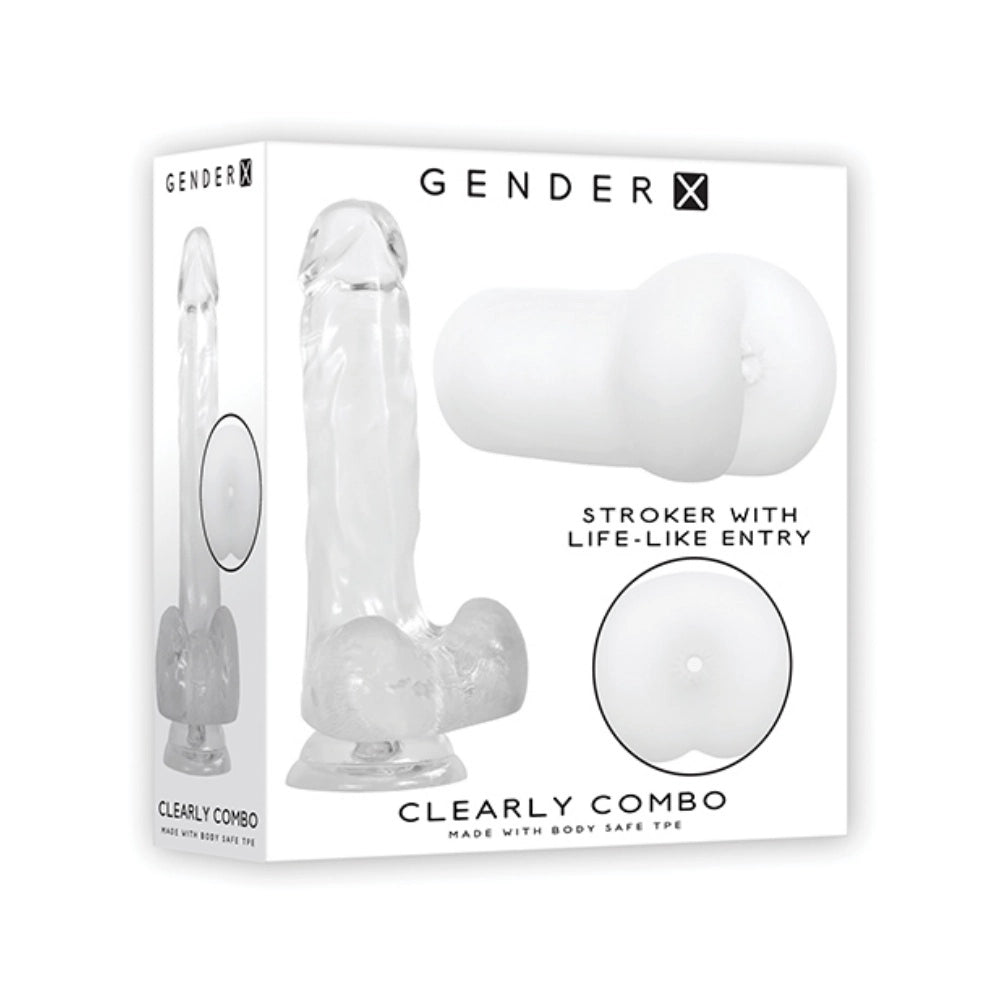 Ensemble gode transparent et stimulateur anal – Combo réaliste pour le plaisir de tous les genres