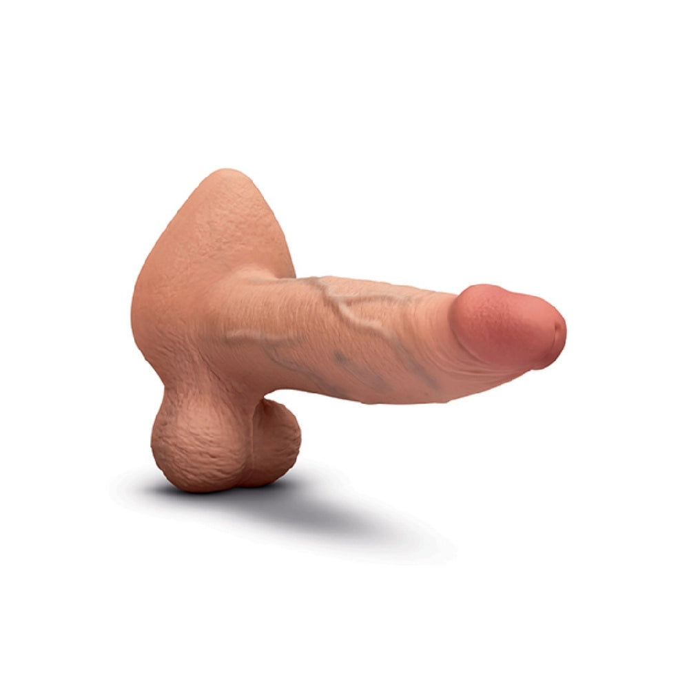 b-Vibe 8 Inch Girthy Realistic Silicone Dildo