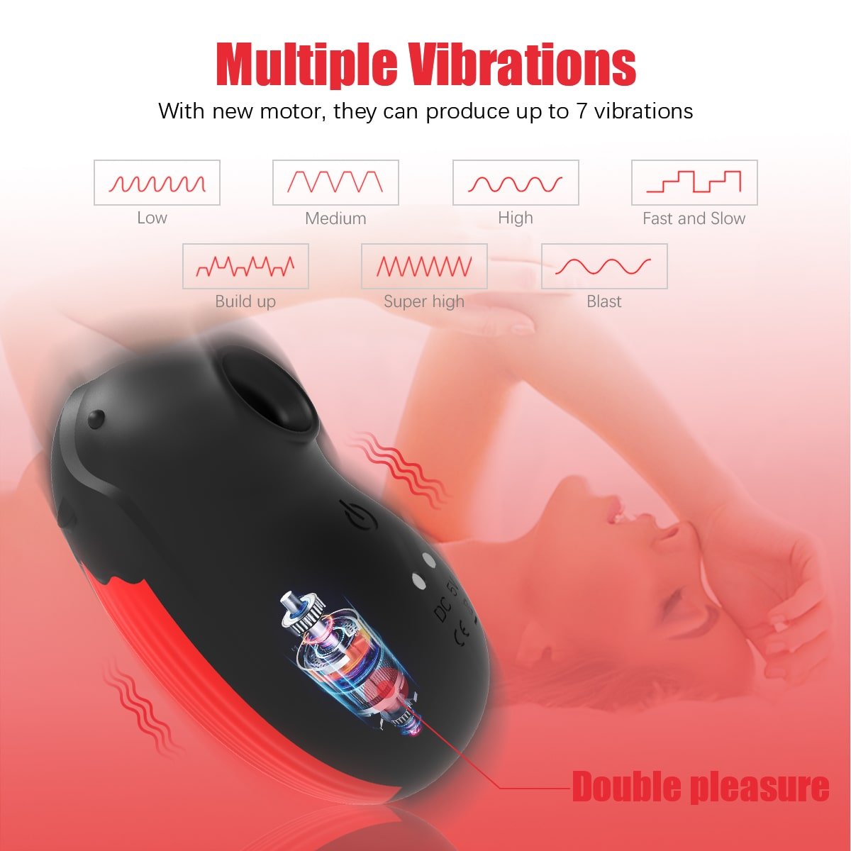 Clitoral Sucking Multiple Modes Vibrator Quiet Portable Size - Sohimi