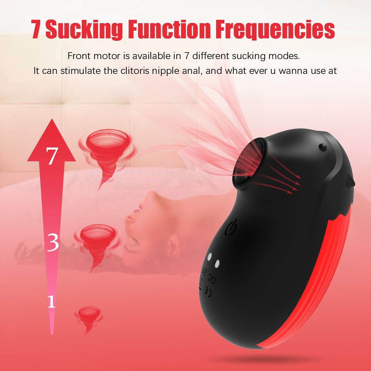 Clitoral Sucking Multiple Modes Vibrator Quiet Portable Size - Sohimi