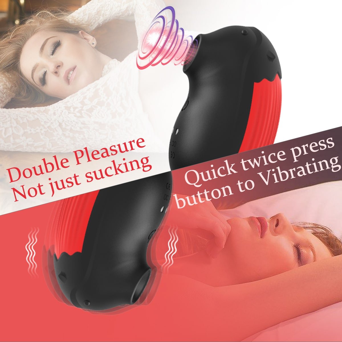 Clitoral Sucking Multiple Modes Vibrator Quiet Portable Size - Sohimi
