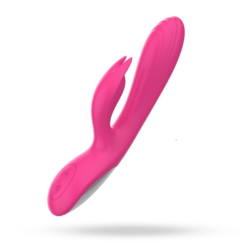 Double Fun Realistic Rabbit Silicone Sex Toy for Woman - Sohimi