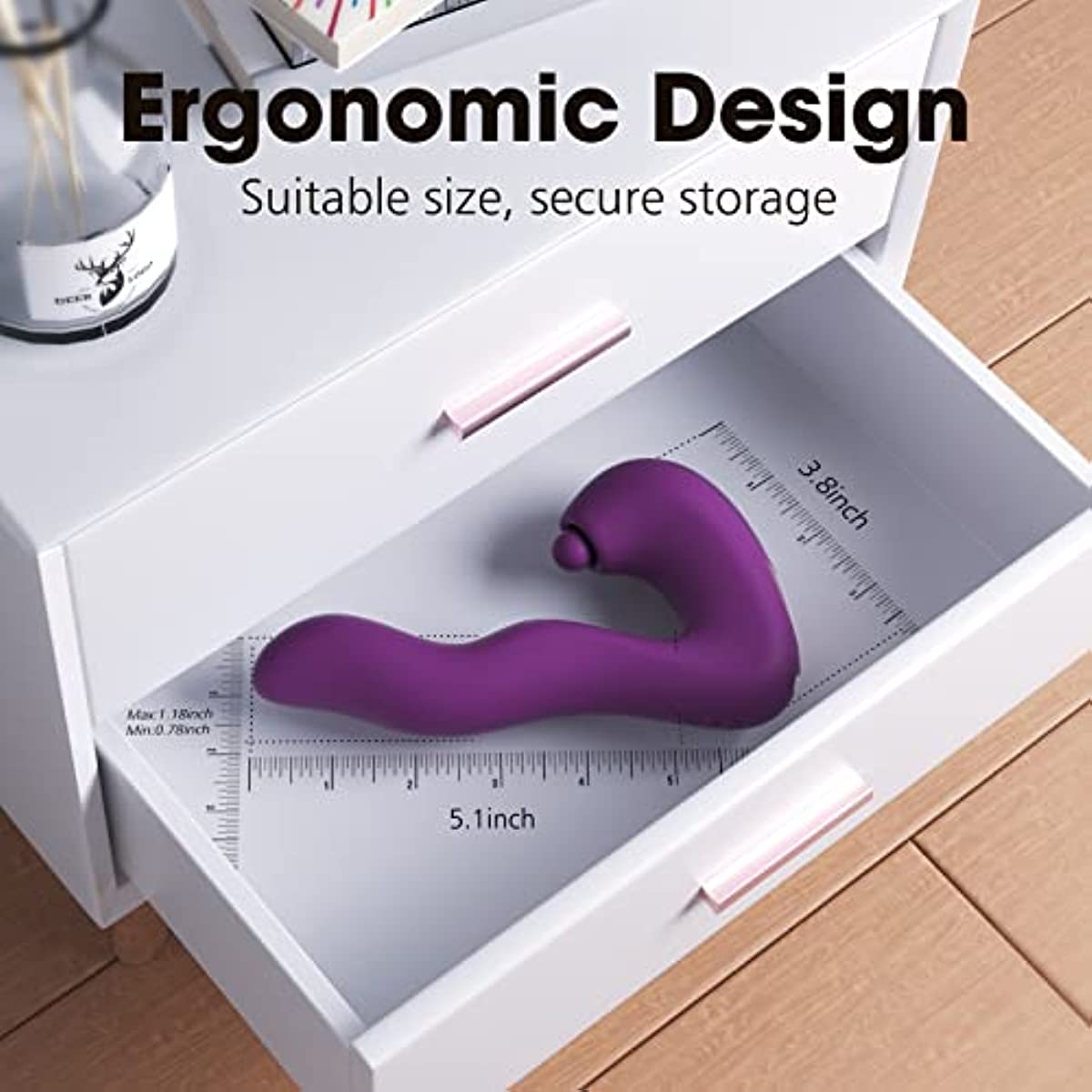 G Spot Clitoral Vibrator for Vagina Anal Stimulation3 in 1 Multi Vibrations - Sohimi
