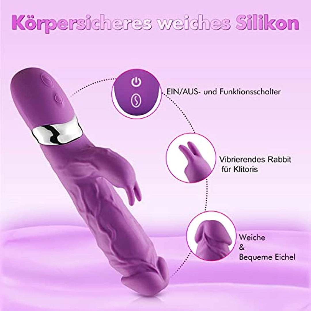 G - Spot Vibrator Quiet and Strong 7 Vibration Modes Rabbit Vibrator - Sohimi