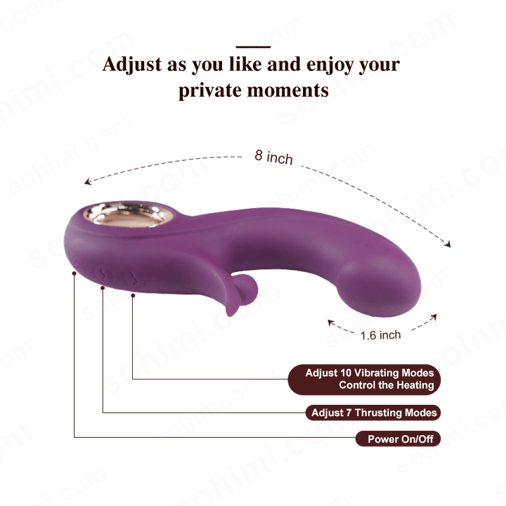 NORMA| App Control Smart Heating Vibrator for Clitoral Stimulation - Sohimi