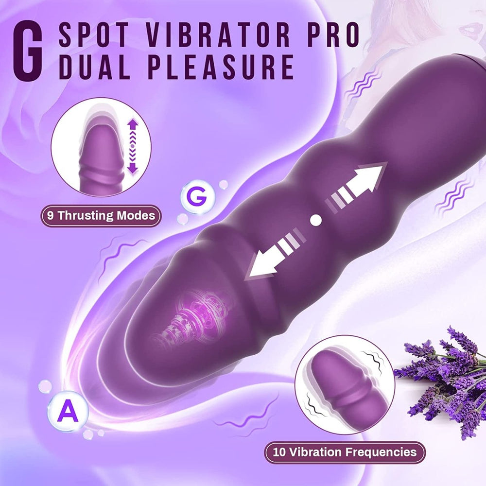 Sohimi 2 in 1 Thrusting G Spot Vibrator Waterproof FLO - Sohimi