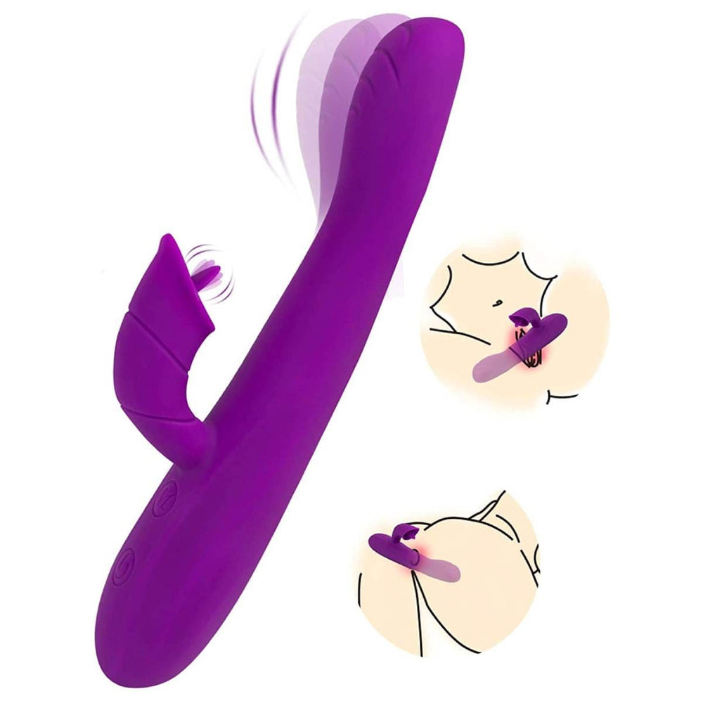 Specially - Made G - Spot Vibratior with Finger Bunny Tongue - Sohimi