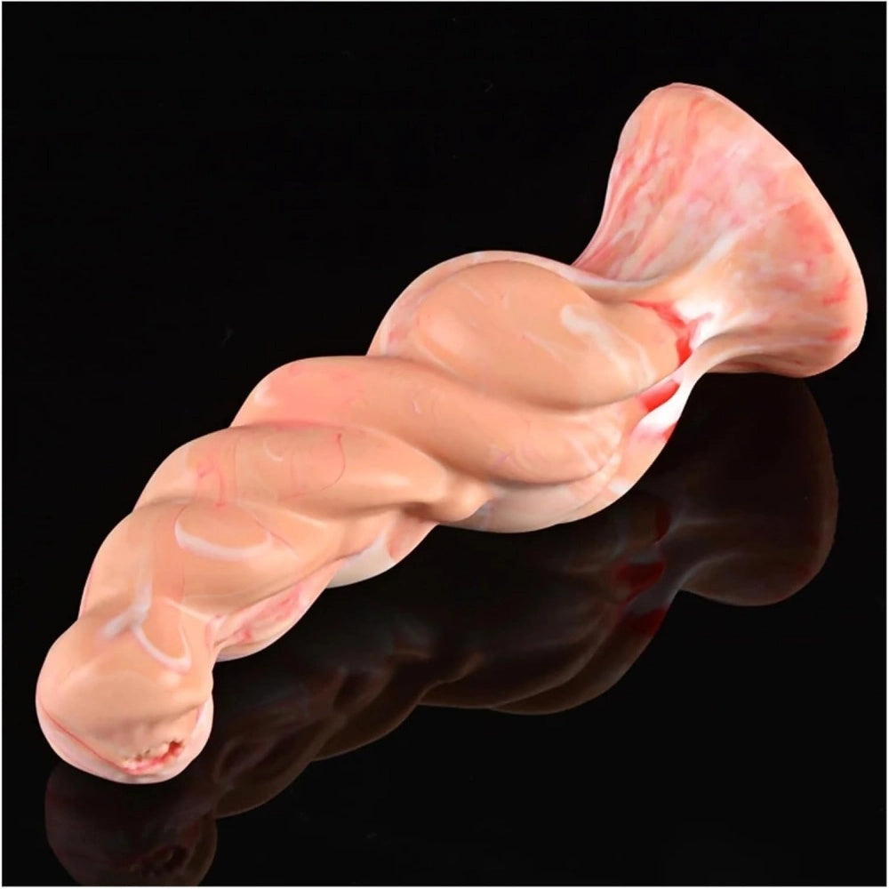 7.3-Inch Silicone Monster Dildo – Realistic Anal & G-Spot Suction Cup Toy