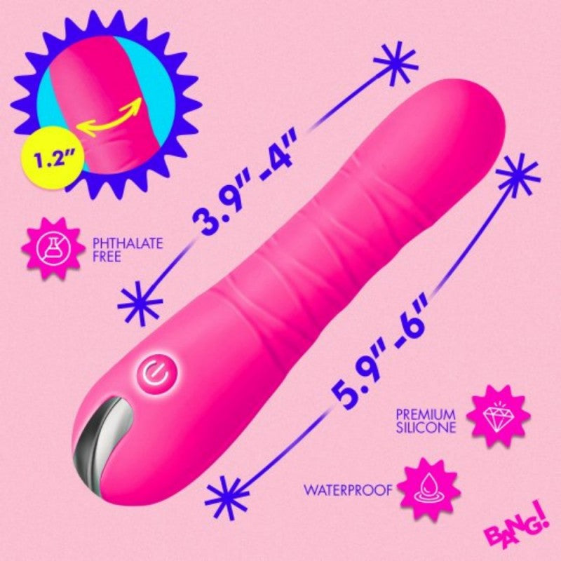 XR Brands Premium Thrusting Silicone Dildo