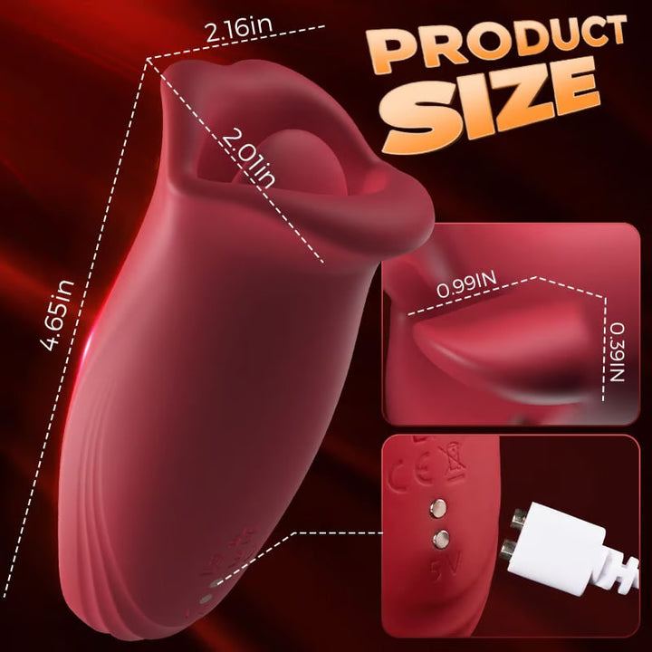 Biting and Licking Clitoris Stimulator Nipple Sucking Female Vibrator