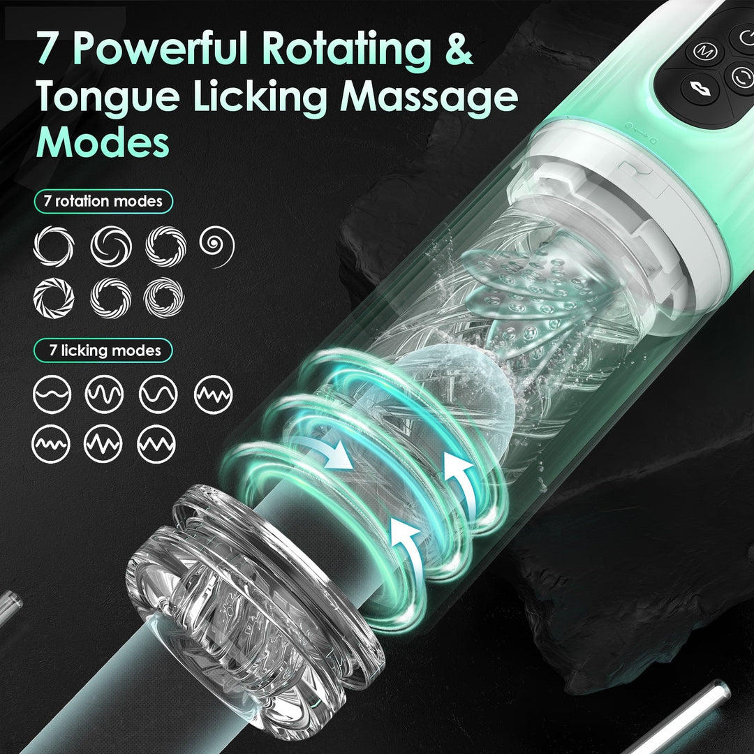 Fondlove| 2 in 1 Penis Pump Enlargement Training Male Masturbator LUNA TEAR Fondlove| 2 in 1 Penis Pump Enlargement Training Male Masturbator LUNA TEAR