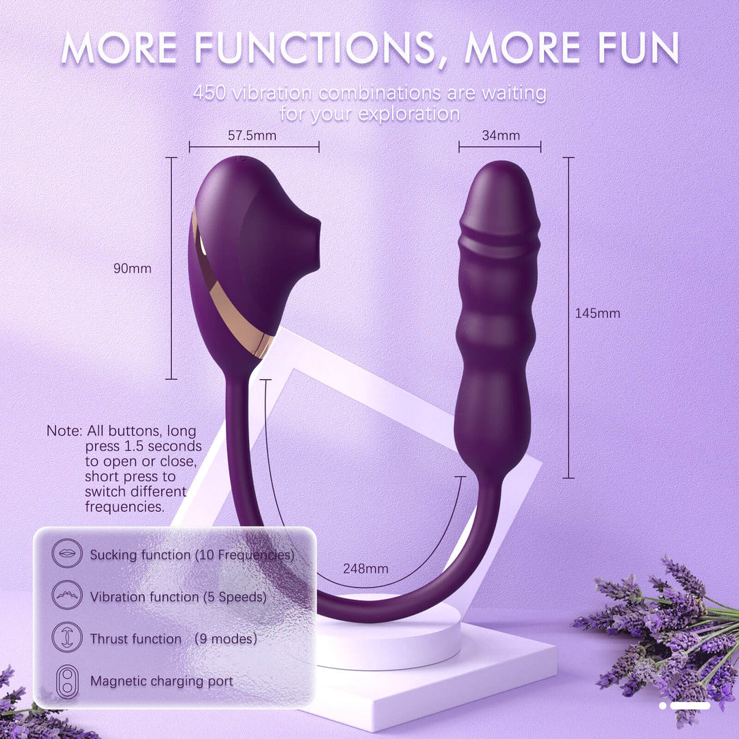 G-Spot Vibrator Dildo Plug