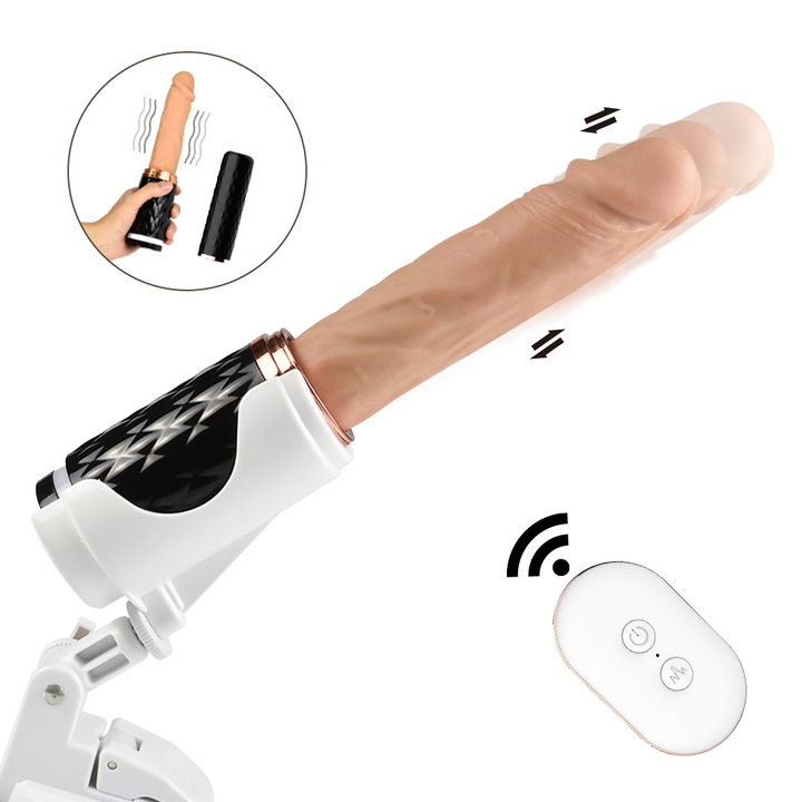 9.13in 360° Rotation & Thrusting Realistic Dildo Machine