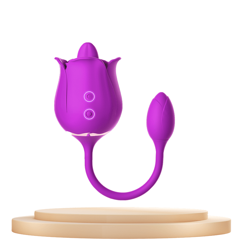 sohimi Rose Tongue Licking Stimulator with Vibrating Egg