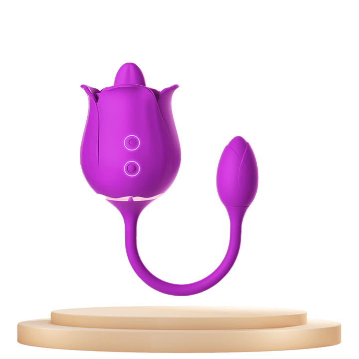 sohimi Rose Tongue Licking Stimulator with Vibrating Egg