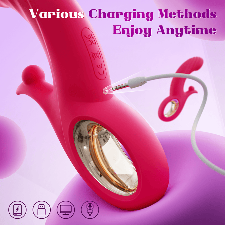 New 4 in 1 High Frequency Vibration ball and Smart Heating Vibrator