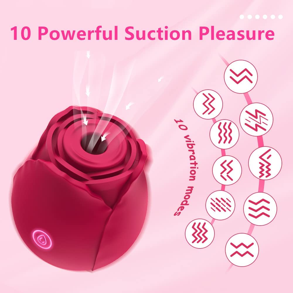 Rose Vibrator Clit Stimulator