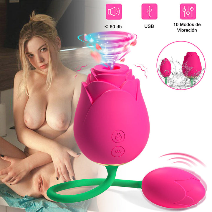 Sohimi Rose Sucking Vibrator with Egg