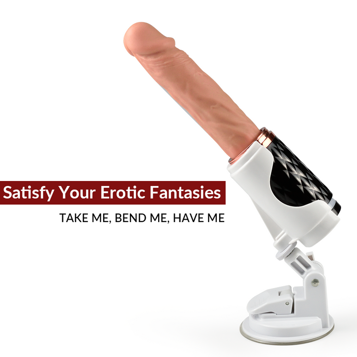 9.13in 360° Rotation & Thrusting Realistic Dildo Machine