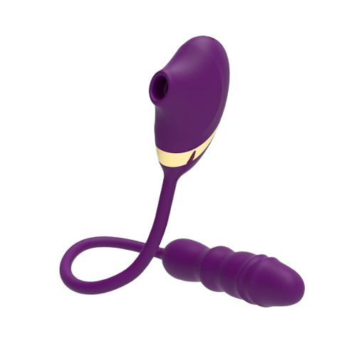 Fondlove Sucking & Thrusting G-Spot Vibrator Dildo Plug